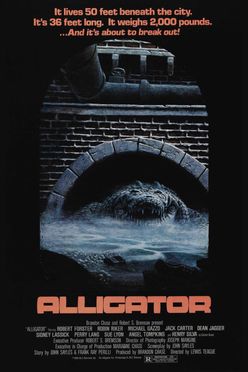 A poster from Alligator (1980)