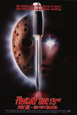 A poster from Friday the 13th: The New Blood (1988)